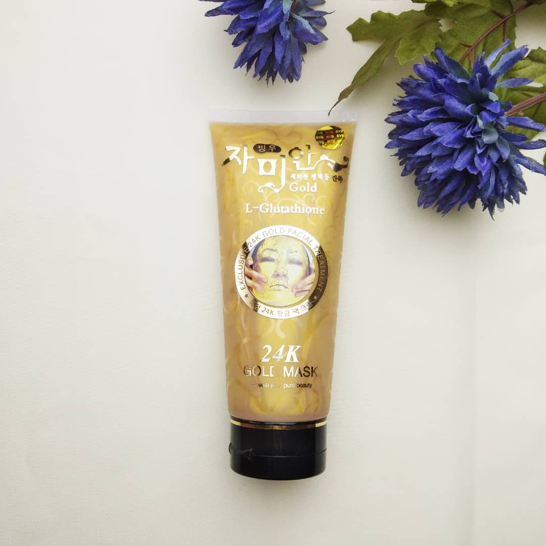 l glutathione gold mask READY STOK] KOREA 24K GOLD MASK L-GLUTATHIONE 220ML main image 0