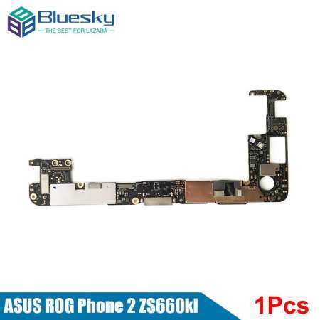 Bluesky Global Rom Unlocked Mobile Electronic Panel Mainboard Motherboard Circuits For Asus Rog Phone 2 ROG2 ZS660kl