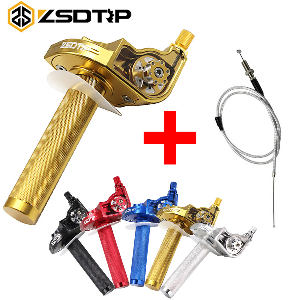 ZSDTRP Tay Nắm Vặn Ga Thông Dụng Bằng Nhôm CNC 22Mm, Tay Lái Xe Máy Xe Máy Xe Tay Ga LC135 Tmx Wave Nmax