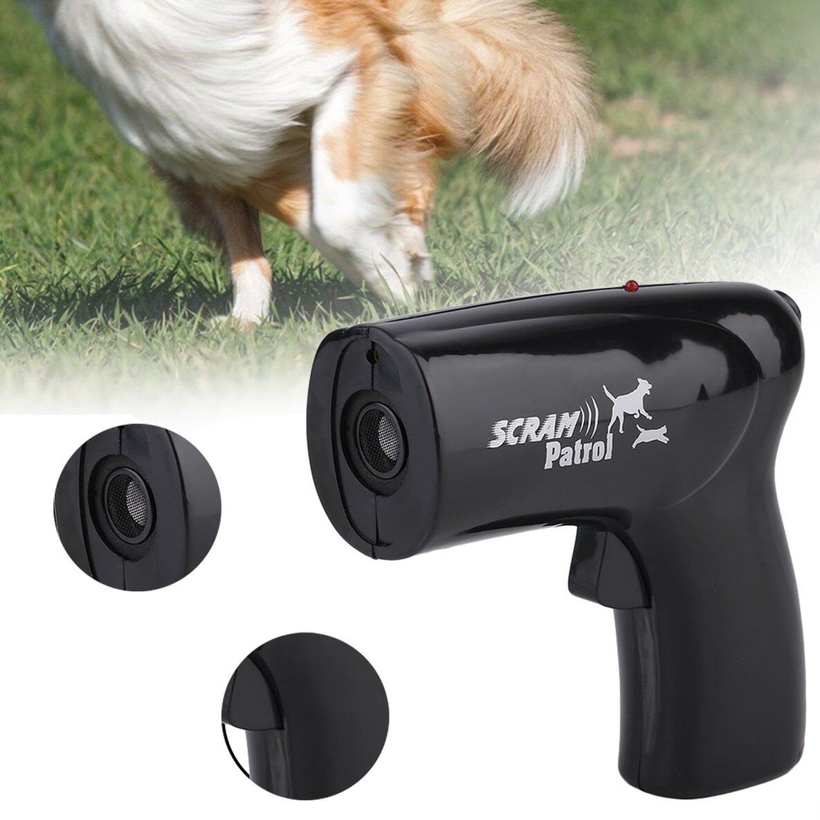 Ultrasonic Dog Cat Repeller Infrared Laser Chaser Mini Portable Animal  Trainer Bark Stop Control Device Pet Supplies (black)，3rd gear，Safe and  effective | Lazada