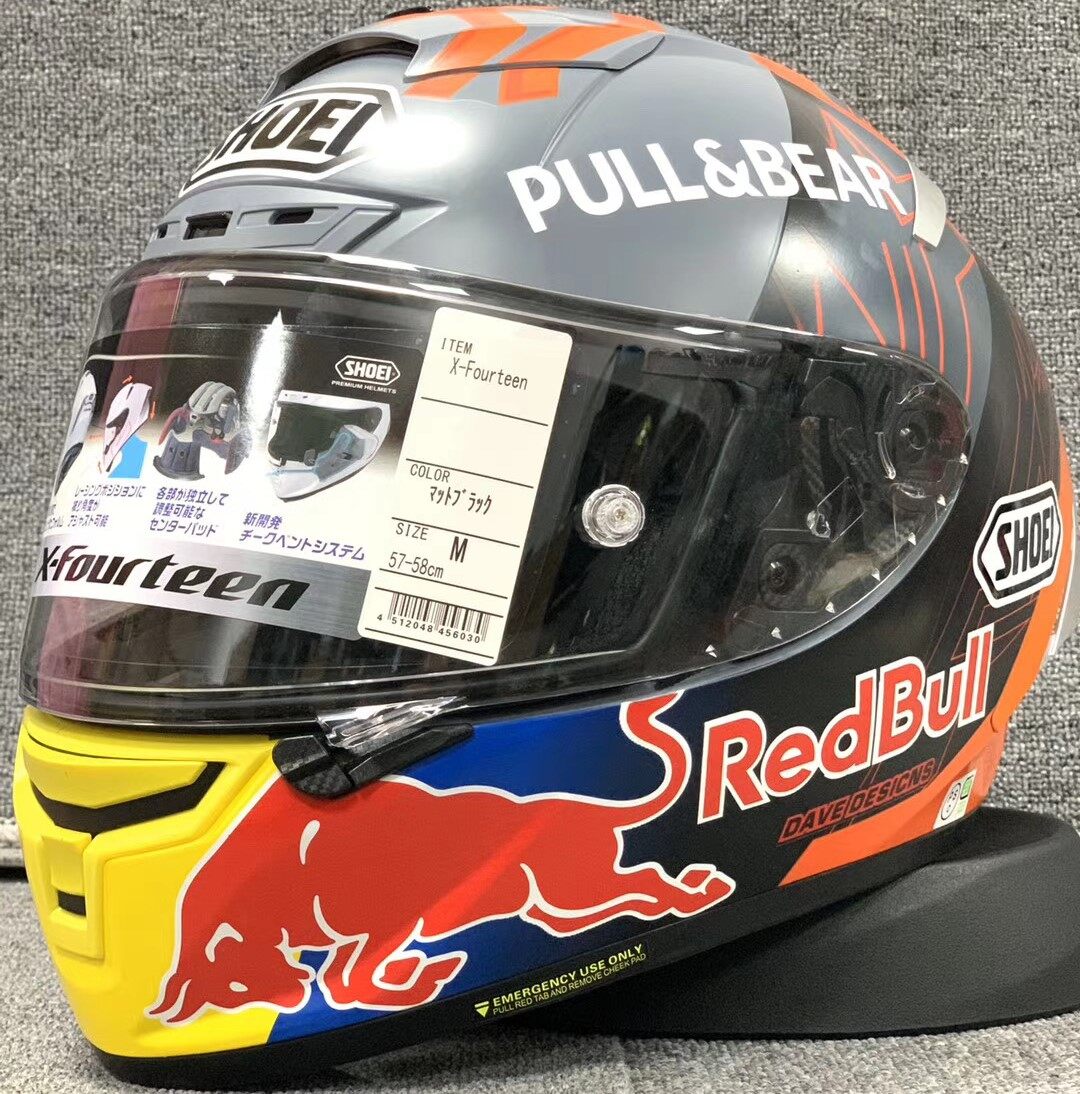 shoei red bull