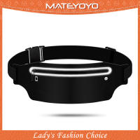 MATEYOYO Fashion Waist Bag Outdoor Sports  Ultrathin Pouches Mens Waist  Bag Chest Bag Adjustable Running Pouch Waterproof Crossbody Bag Money Phone Waist Fanny Pack Jogging Belt Fanny Pack With Reflective Strip