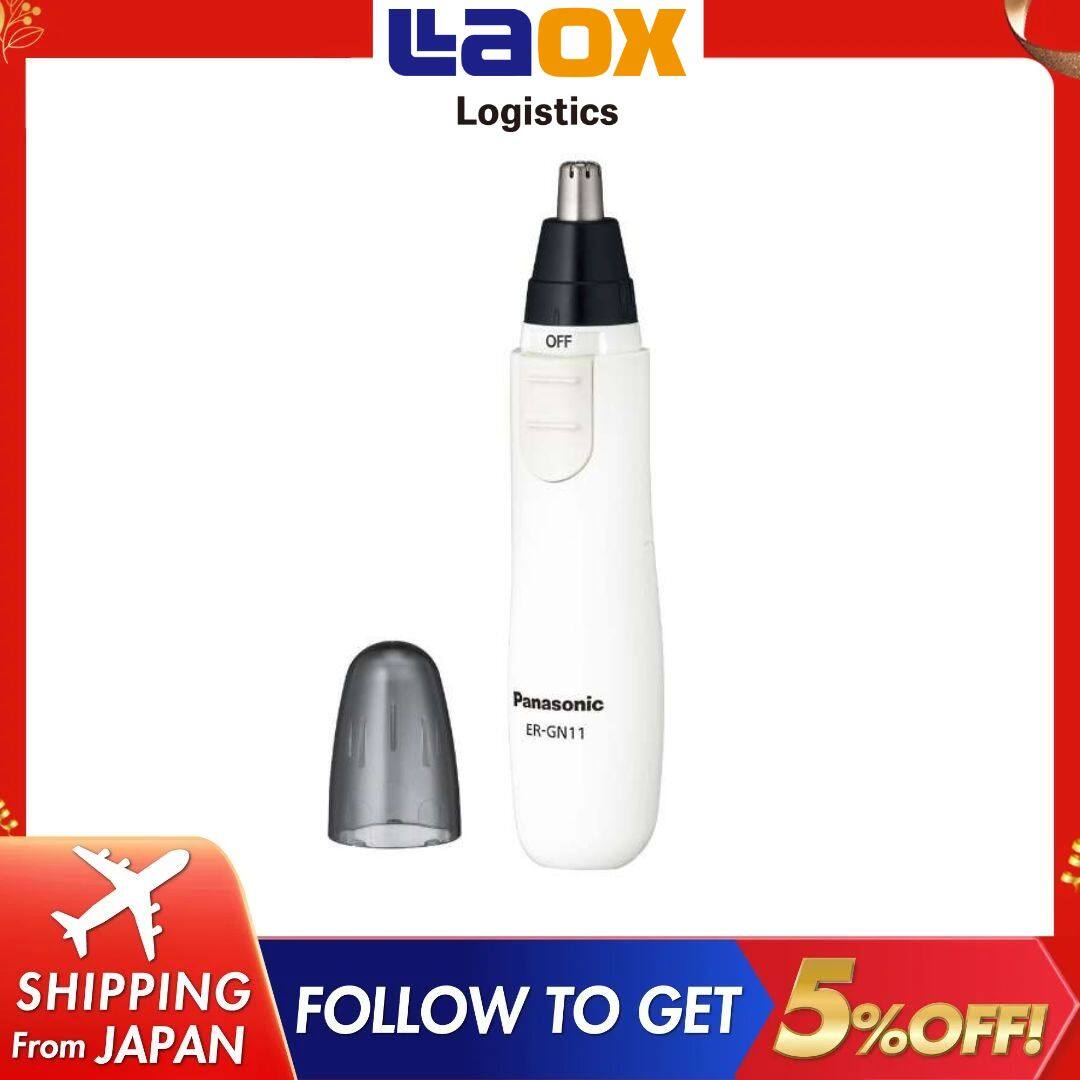 Panasonic Máy Tỉa Lông Mũi ER-GN11 trắng sử dụng pin Sản xuất tại Nhật Bản vận chuyển từ Nhật Bản