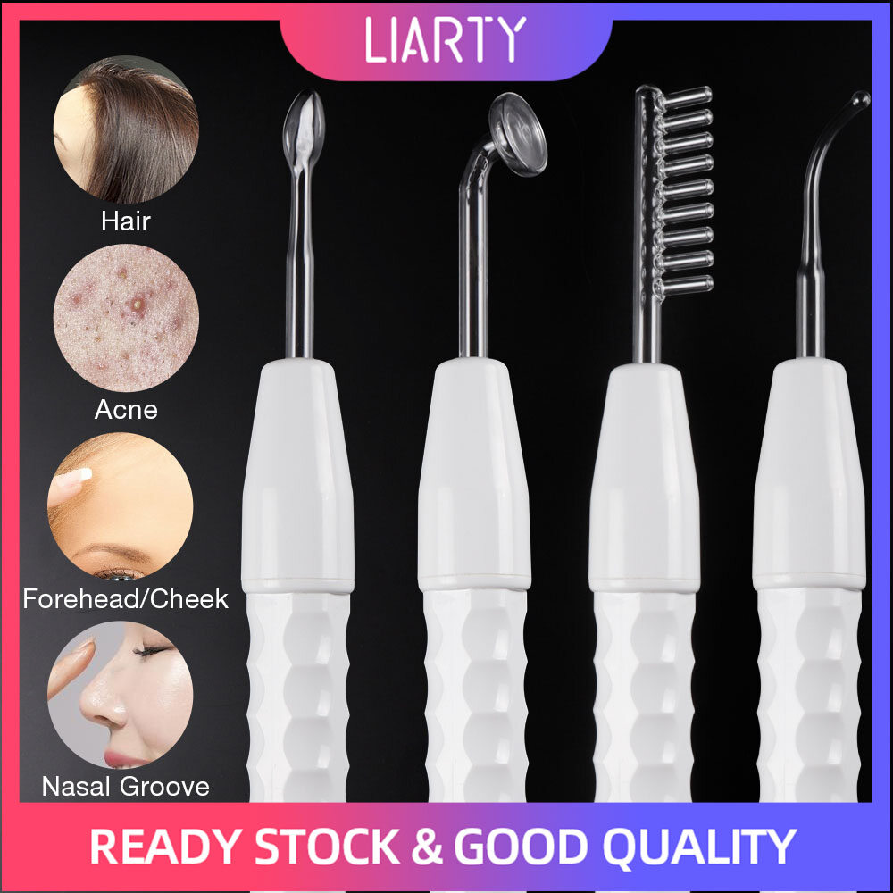 Gambar LIARTY Portable Electrode High Frequency Spot Acne Remover Glow Whitening Facial Skin Care Massager For Face Beauty Device Home Spa Salon