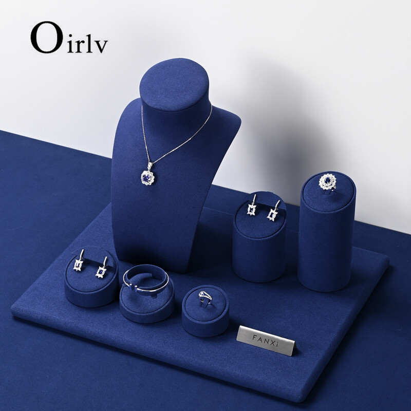 Oirlv Velvet Jewelry Shop Display Organizer Stands Set Ring Earrings Bracelet Necklace Storage Holder Neck Mannequin  TT311 TT312 - Thương hiệu Oirlv Giá 471,700 Đồng*Miễn phí vận chuyển