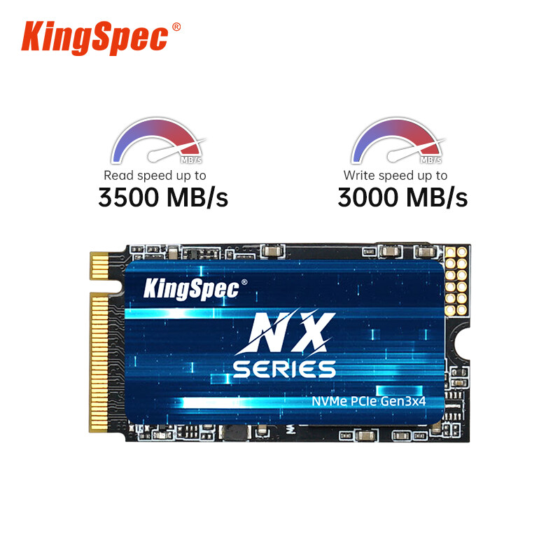 KingSpec m2 SSD 128GB 256GB nvme ssd m2 pcie M.2 SSD 120GB 240GB 512G Hard  Disk m.2 2242 pcie nvme hard drive For laptop desktop Lazada PH