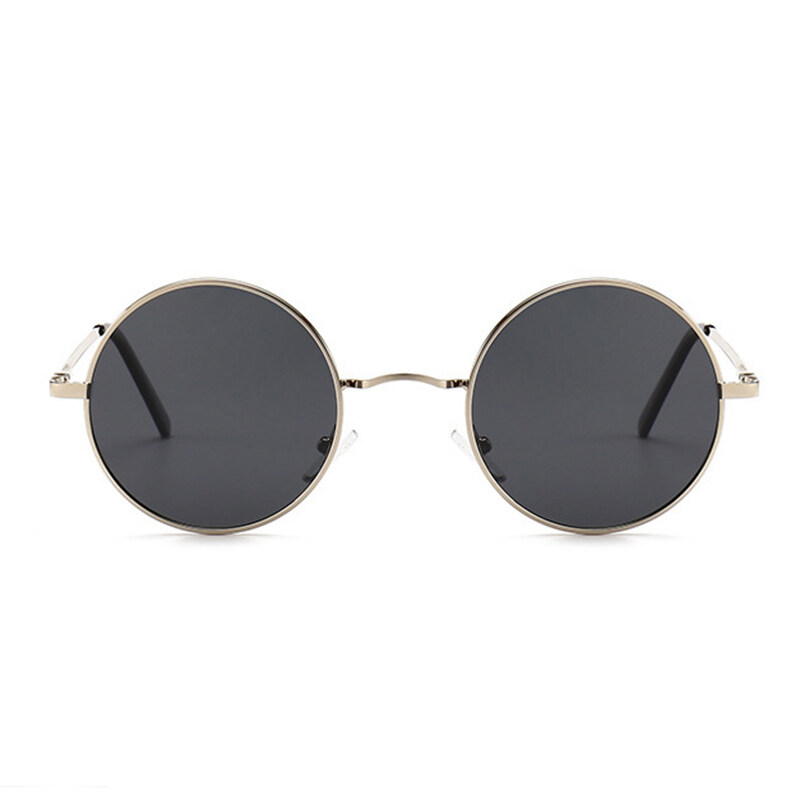 circle sunglasses black