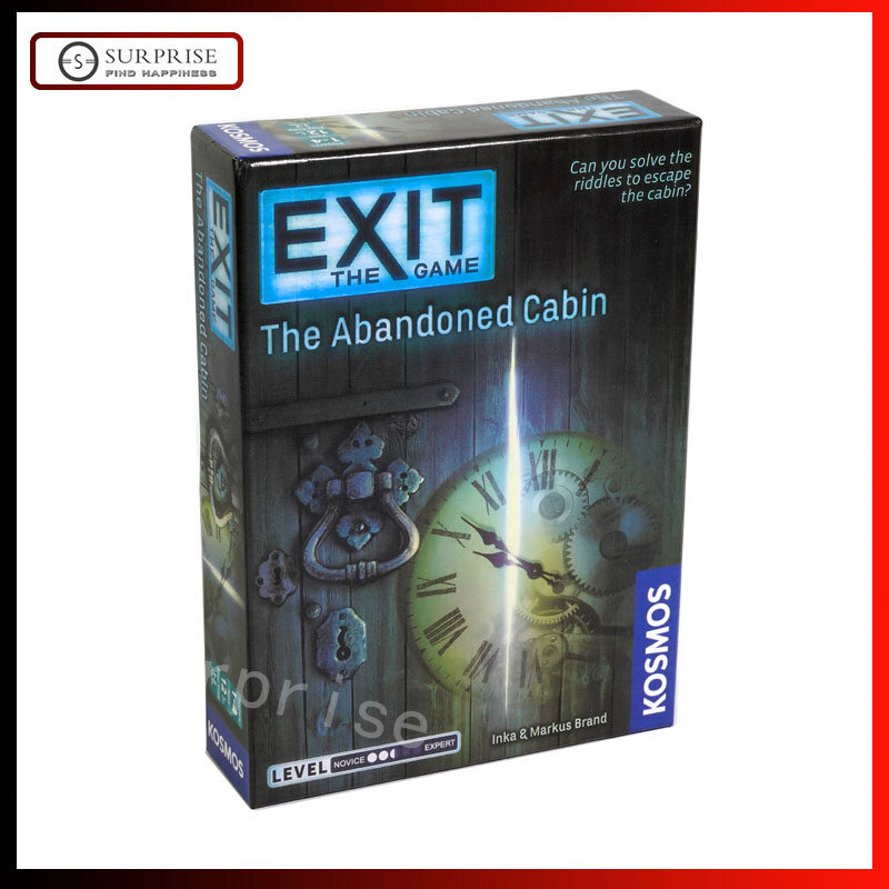Lối ra Trò chơi thẻ bài: cabin bị bỏ hoang trò chơi với bàn cờ nhà Escape Room trải nghiệm trò chơi