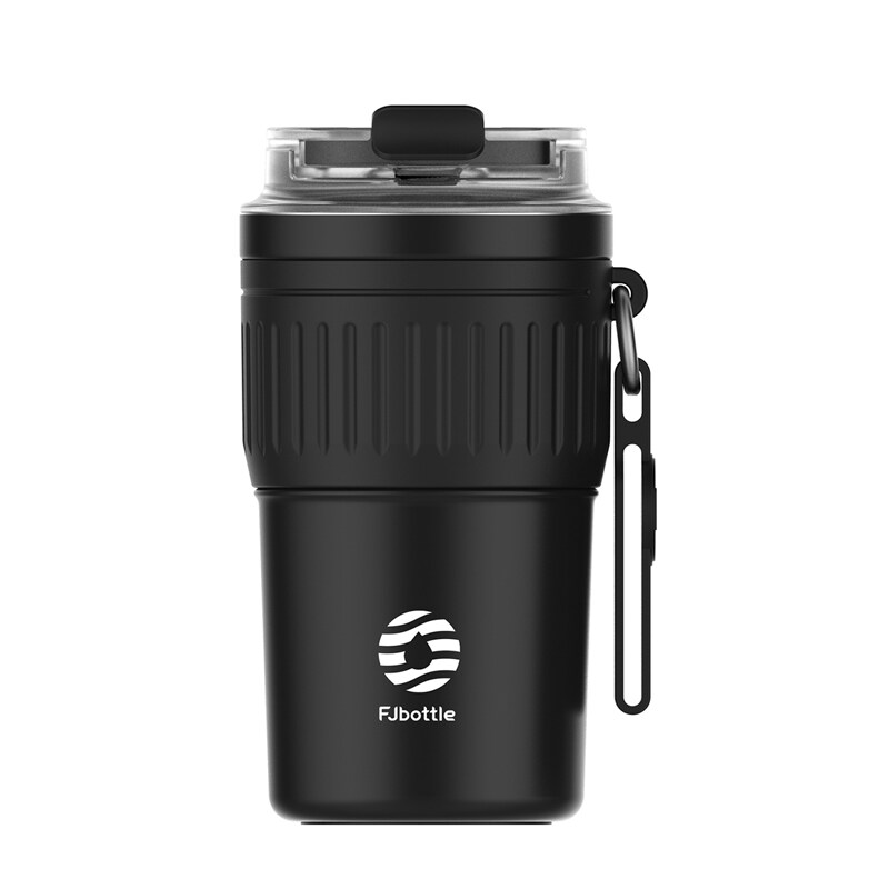 FJbottle Cốc Cà Phê 400ml Cách Nhiệt Chân Không Chống Rò Rỉ Giữ Nhiệt Lạnh/Nóng