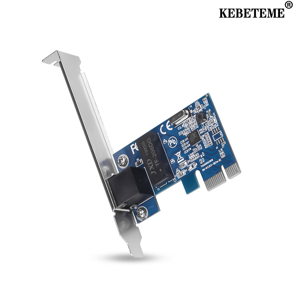 Kebeteme 100/1000m/1000m rj45 pci-e mạng bộ chuyển đổi mạng lan chuyển đổi điều khiển mạng cho pc