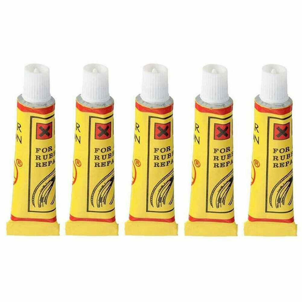 rubber cement bike tube repair