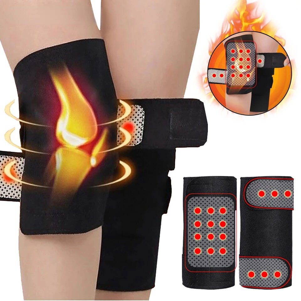 1 cặp Tourmaline tự phát nhiệt kneepad trị liệu từ tính bảo vệ đầu gối viêm khớp miếng Vành Đai đầu gối massager Pad Băng đầu gối cho viêm đau khớp Relief và phục hồi chấn thương