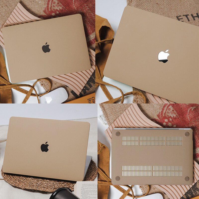 Ốp cứng mờ màu xanh lá màu nâu kem mới nhất cho macbook pro 2022 pro 13 m2 chip 14 16 inch 2021 a2442 m1 macbook pro 13 inch m1 air 2020 ốp a2179 a2337 a2338 retina 12 13 touch bar bảo vệ ốp lưng