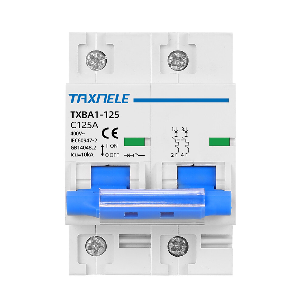 2P DC 600V năng lượng mặt trời cầu dao nhỏ công tắc Pin 125A 100A 80A AC DC MCB cho quang điện hệ th