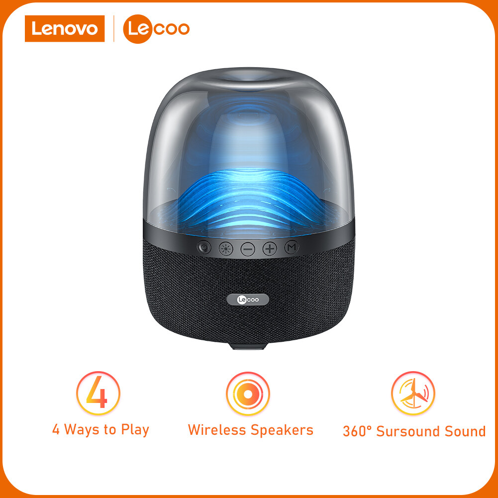 LECOO RS19 Bluetooth Không Dây Âm Thanh Vòm 360 ° Hiệu Ứng Đèn Thở Nhiều Màu Dung Lượng Lớn Và Thời Lượng Pin Lâu Cho Máy Tính Xách Tay Máy Tính Để Bàn TV Điện Thoại Di Động