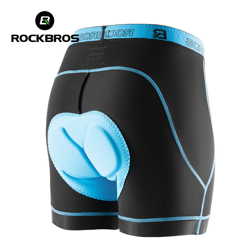 Rockbros người đàn ông quần sọt đạp xe chống sốc thoáng khí quần đàn hồi xốp Padding cưỡi quần short thể thao