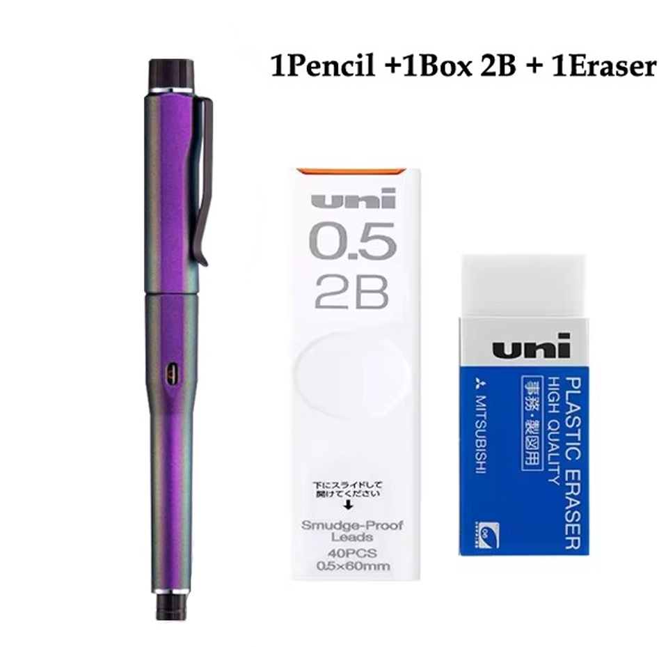 Uni Kurutoga Dive M5-5000 Mechanical Pencil Rotation Core Auto Kuru Toga Upgraded Technology 0.5mm Draft Writing Draw Pen Gift