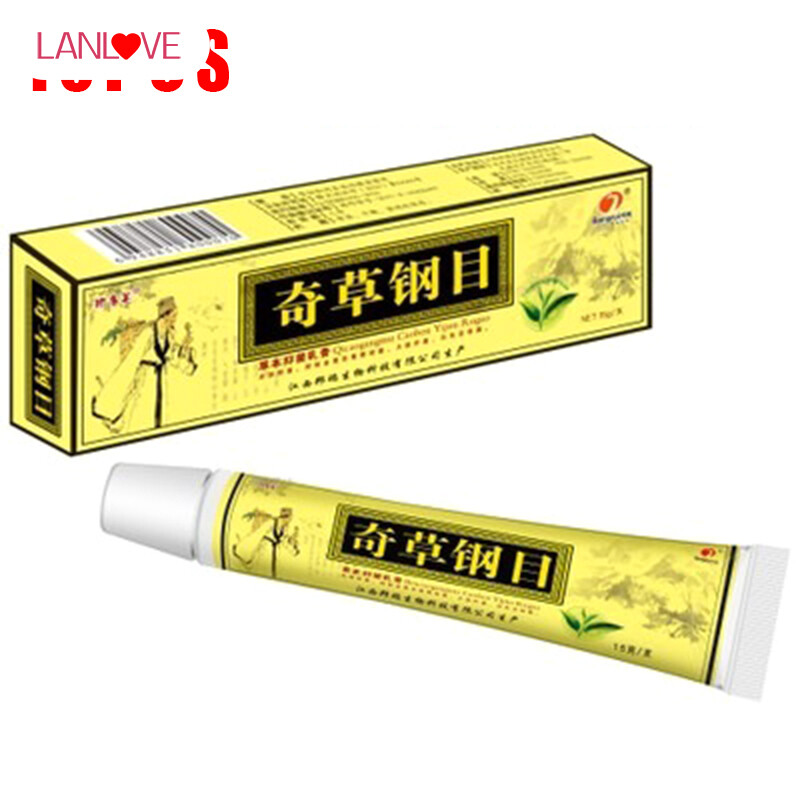 Gambar LANLOVE 10PCS Ointment Natural Herbal Cream Body Psoriasis Eczema Dermatitis Pruritus Relief