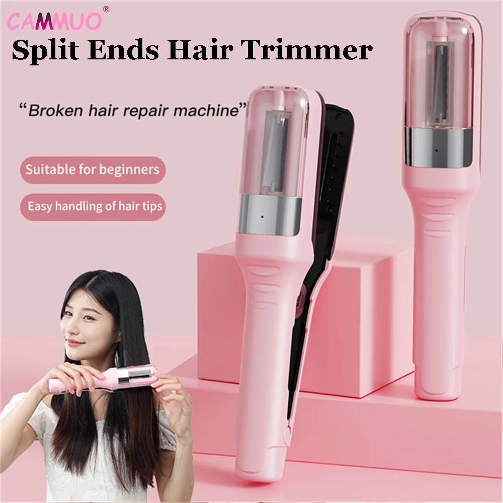 Cammuo Hair ends Trimmer Split Remover Dry Damaged Brittle Professional Automatic Trim Split for Women Cordless Hair cutting machine ราคา 459 บาท*ส่งฟรี