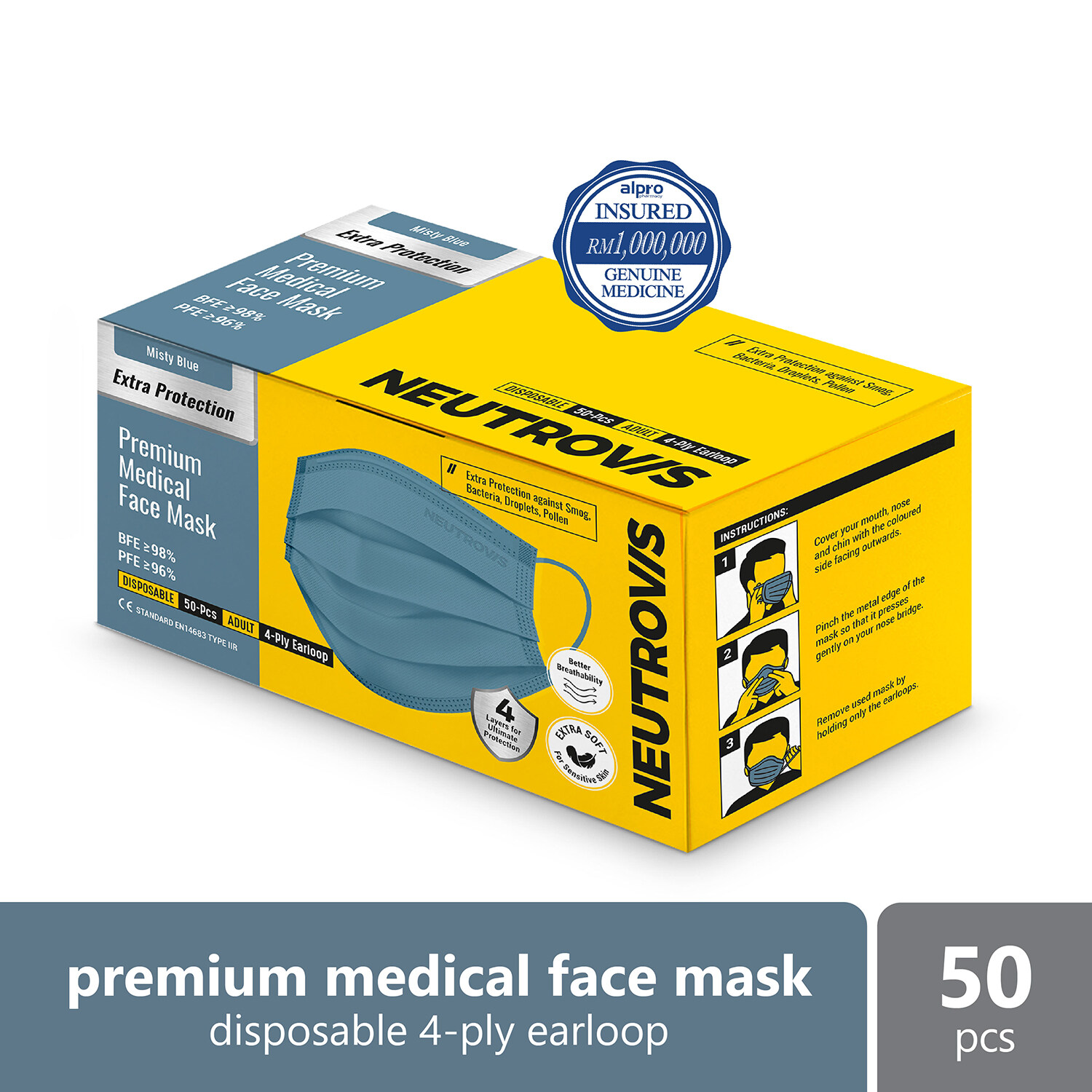 neutrovis mask misty blue