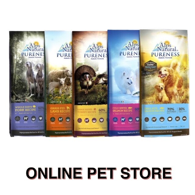 Alps Natural Pureness Holistic Formula Dog Food 13kg Lazada