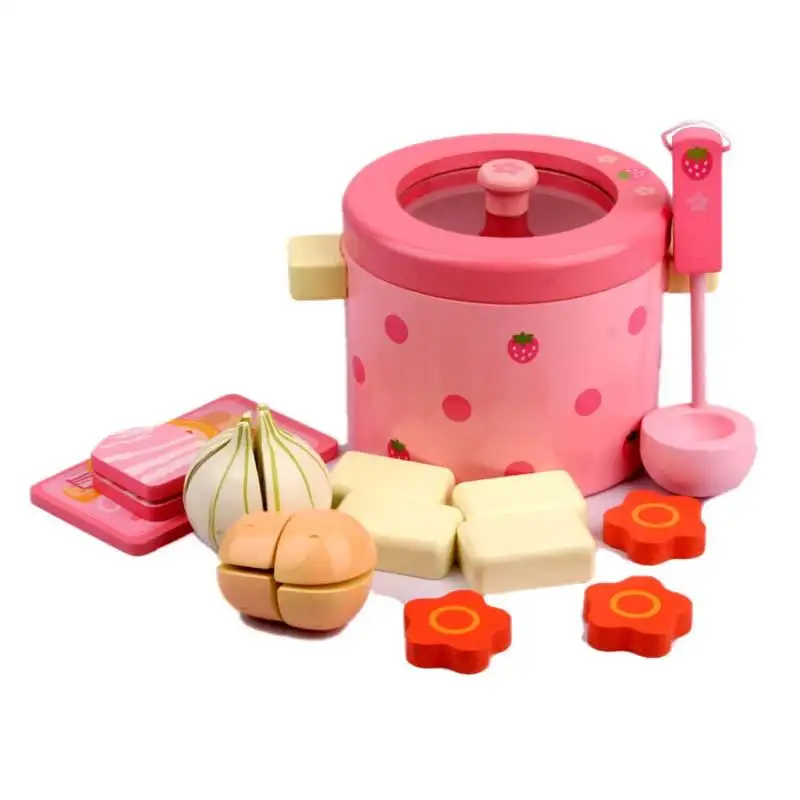 wooden kitchen set for preschool