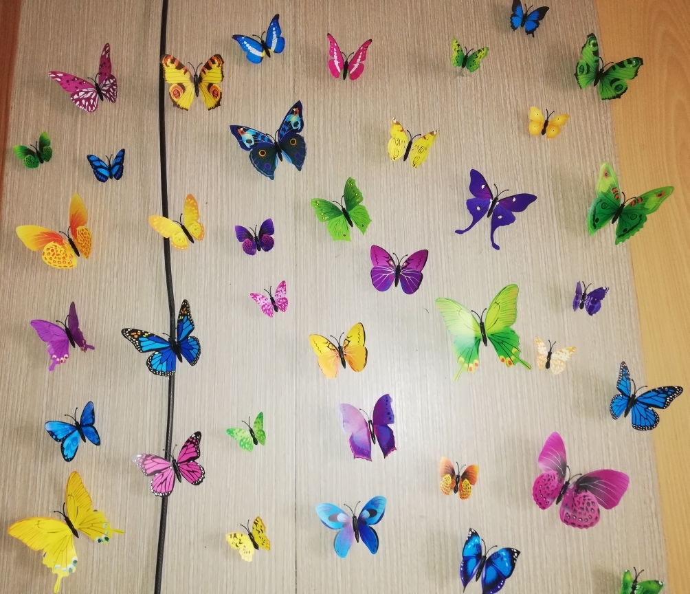 Pegatinas De Pared De Florero 3D, Calcoanías De Pared De Flores Superpuestas, Calcoanías De