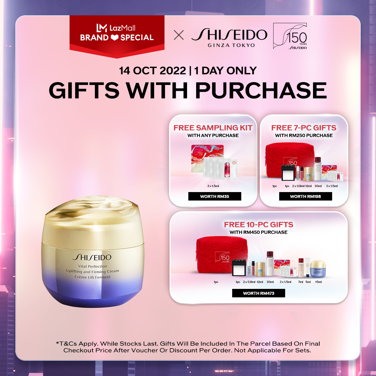Gambar Shiseido Vital Perfection Uplifting And Firming Cream 30ml