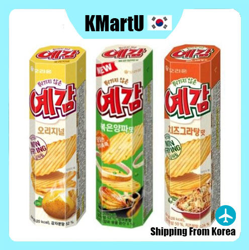 Khoai tây chiên yegam 64G nguyên bản/phô mai GRATIN/hành tây chiên