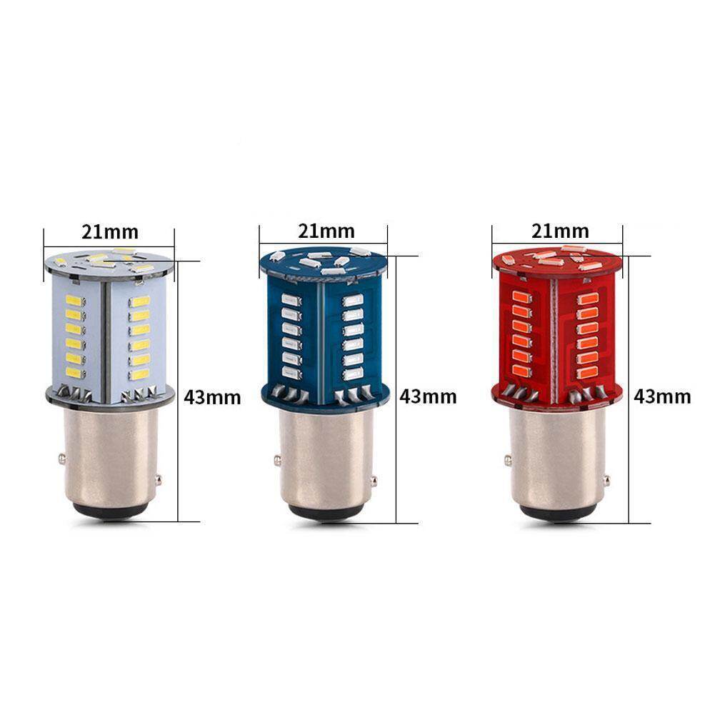 2 cái 1157 Đèn Phanh nhấp nháy Xe Máy Led nhấp nháy tín hiệu báo rẽ 4014-30SMD độ sáng cao phanh đèn đuôi ngược
