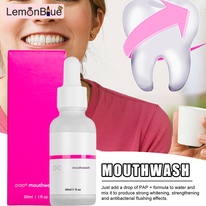 Gambar 30ML Portable Concentrated Mouthwash Breath Freshener Oral CareSupplies 30ML Mouthwash Concentrated Women Men Portable Breath Freshener Professional Oral Cleaning Care Supplies Easy to Use