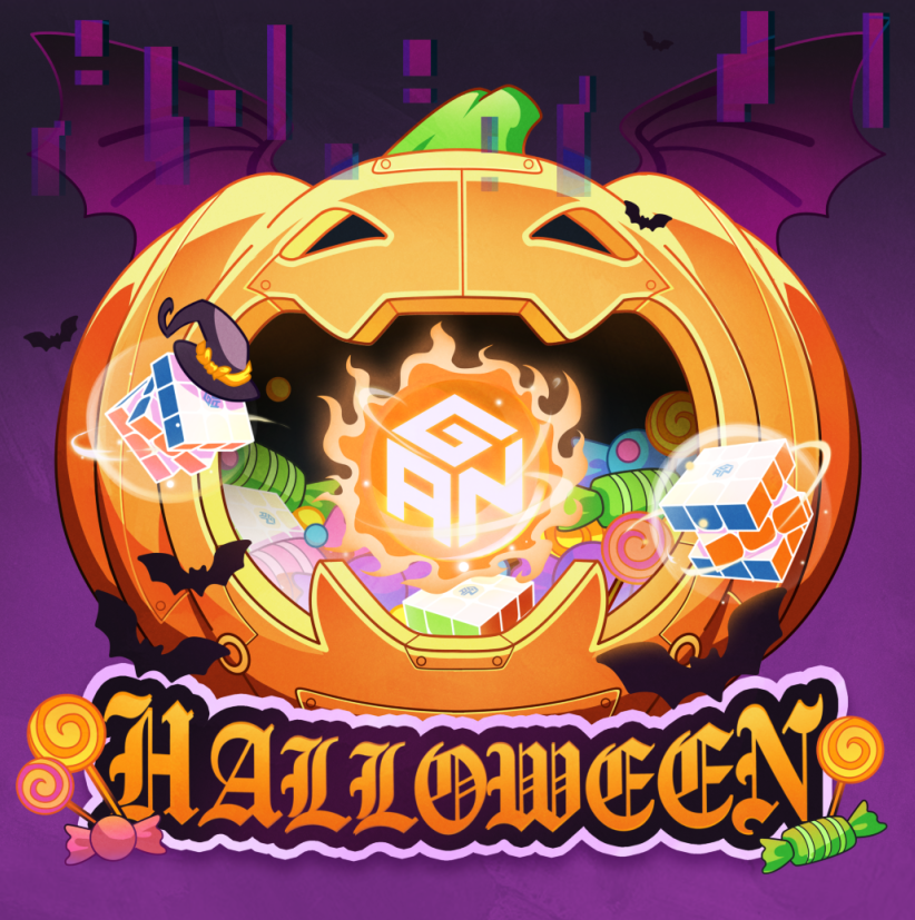 GAN CUBE Sản phẩm độc quyền Quà tặng đồ chơi hình khối Halloween
