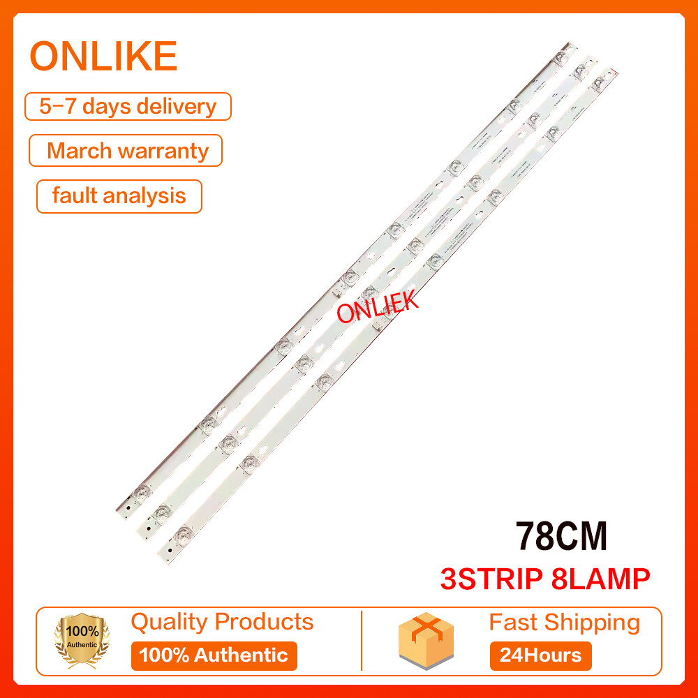 Black light TCL LED43S62 model :43P2US :43D2900 :43D2900 :43S6000 (8 labels 3 line 6V) new product genuine after aluminum Harga 28 Ringgit*Penghantaran Percuma