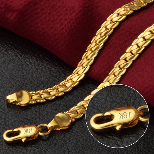 925 Perak Murni 5Mm Penuh Kalung Rantai 