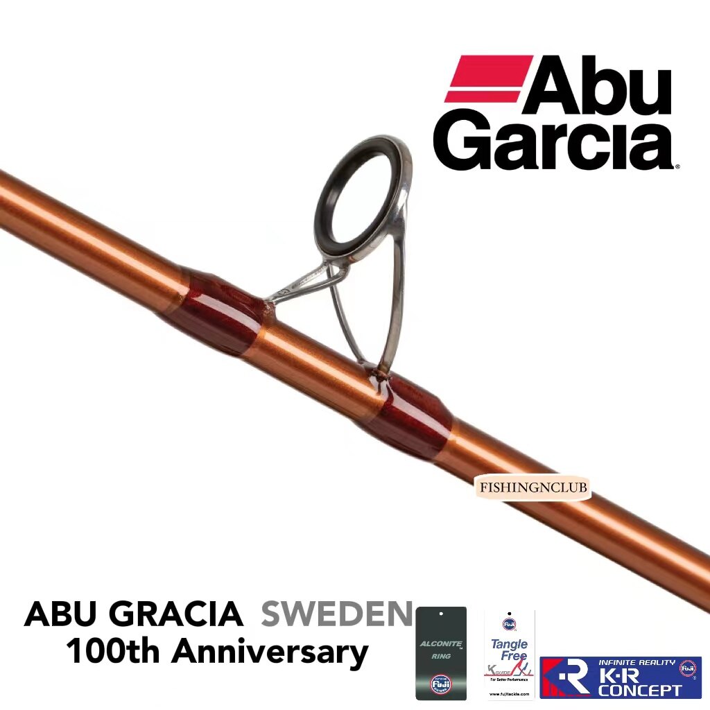 ABU GARCIA 100 YEAR ANNIVERSARY SWEDEN SPINNING ROD / CASTING ROD | Lazada