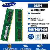 SAMSUNG DDR4 RAM 16GB 3200MHz PC Memory for Desktop