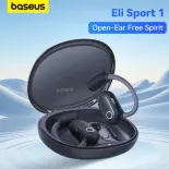 Baseus Eli Thể Thao 1 Mở Tai Tai Nghe Bluetooth 5.3 Tai nghe không dây Ows Tai Nghe Không Khí Dẫn Tai Bass Âm Thanh Earbuds Mini Và Nhỏ Gọn mặc thoải mái tuổi thọ pin dài