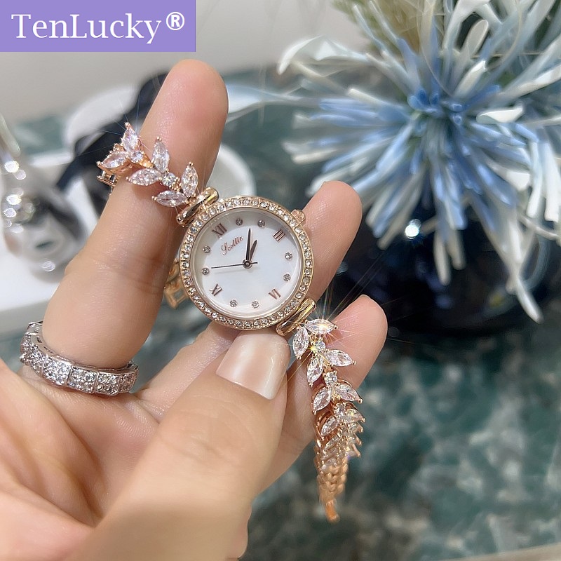 TenLucky New Women Fashion Quartz Watch Elegant Delicate Luxury Waterproof Watch For Women Girl ราคา 129 บาท*ส่งฟรี
