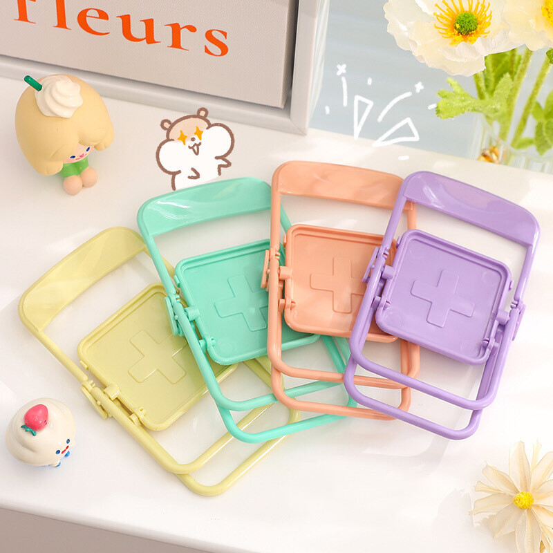 Giá đỡ điện thoại hình ghế dễ thương mini giá đỡ kẹo trang trí để bàn nhiều màu giá đỡ điện thoại di động để bàn có thể gập lại giá đỡ mini thông dụng cho điện thoại
