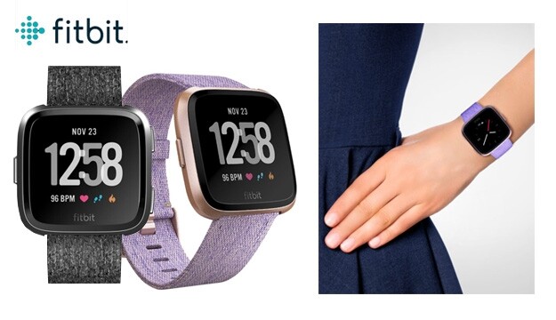 charcoal woven fitbit versa