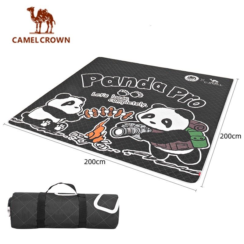 Camelcrown thảm cắm trại dã ngoại tấm lót ngủ chống nước giặt được bằng máy công viên gia đình dày dặn di động gấp gọn ngoài trời