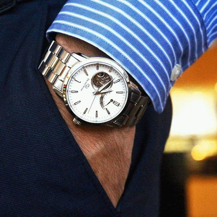 Orient Star SDA02002W Man Automatic Open Heart Stainless Steel