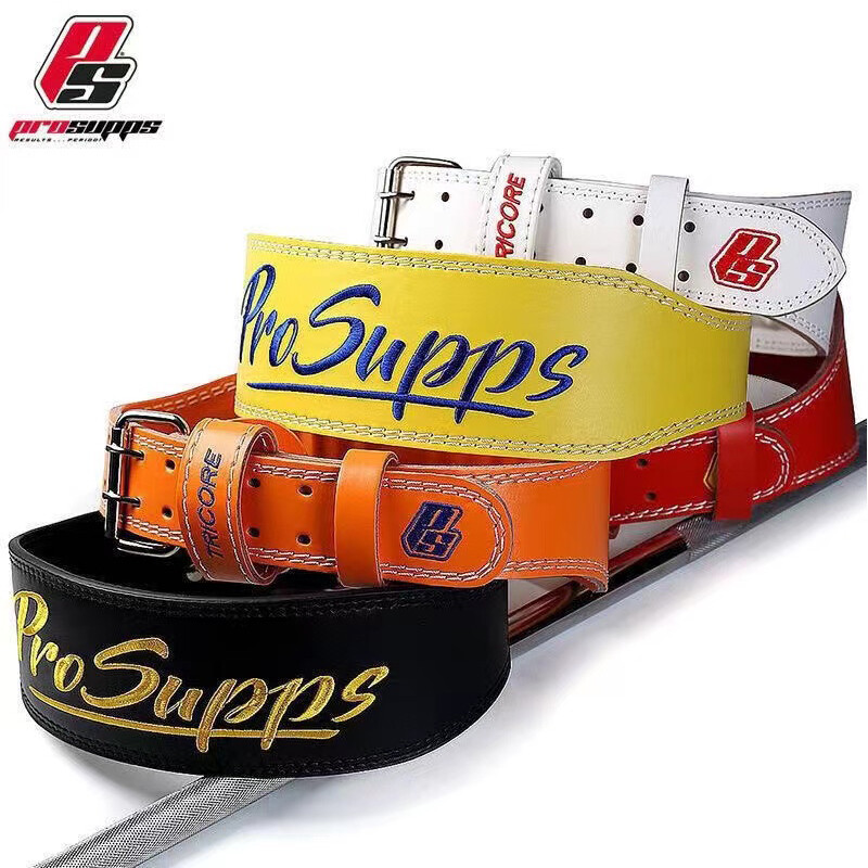 Prosupps đai tập thể dục đai da nâng tạ đai thắt lưng tập luyện thể hình đai bảo vệ thắt lưng squats deadlift