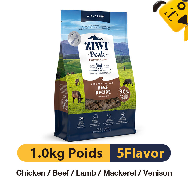 ZIWI Peak Air Dried Cat Food 1000g (Chicken Beef Lamb Mackerel Venison) ราคา 2,894 บาท*ส่งฟรี