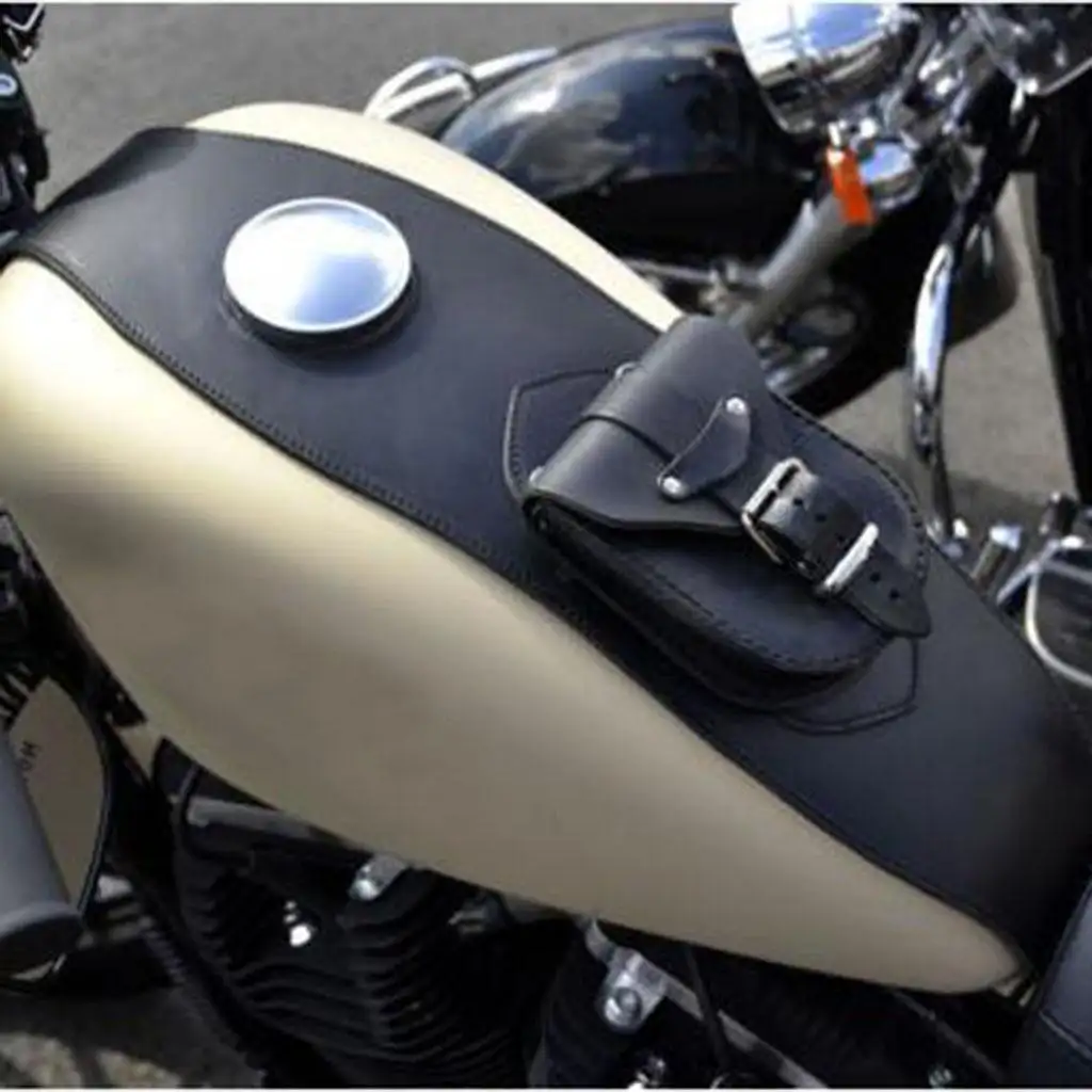 leather tank bag for motorcycle