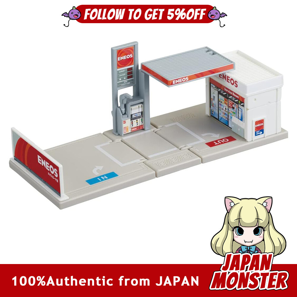 Takara Tomy Tomica Tomica Town Gas Station ENEOS Minicar Toy Japan