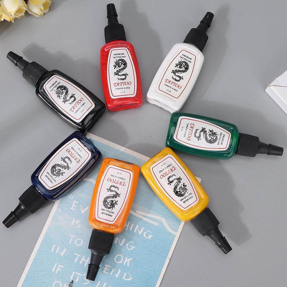 Mực xăm màu xanh dương dung tích 15ml bền màu và lâu trôi - INTL