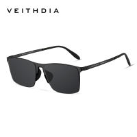 Veithdia Phong Cách thép không gỉ hình vuông Độ Nét Cao Nylon Kính mát phân cực Cho Nam Giới Với bảo vệ khỏi tia UV Thích Hợp Cho Ngoài Trời V8212