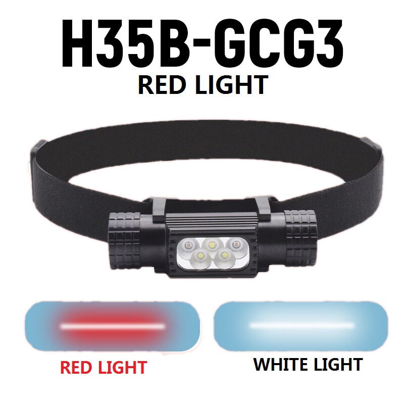 Sofirn H05B-GCG2 Đèn Pha Màu Đỏ Loại C Sạc Được Lumen Cao 5bead-led Đèn Pha 18650 Đèn Pin 6500K-7500K/1310lm