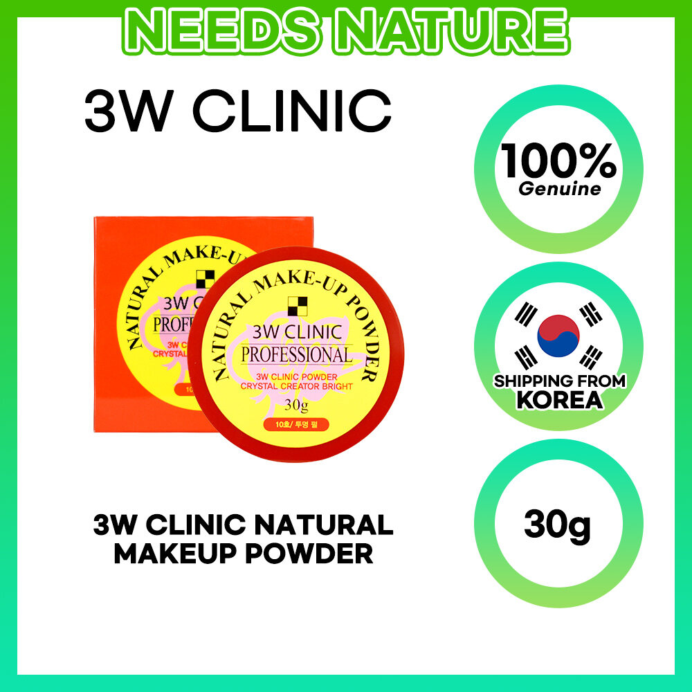 3W Clinic Natural Makeup Powder 30g Adhesion oil removal naturalness